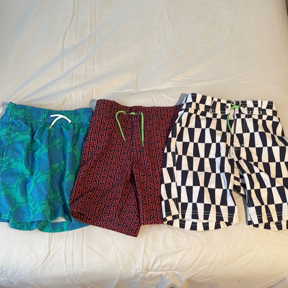 3 Crewcuts Boys Swim Shorts / Trunks